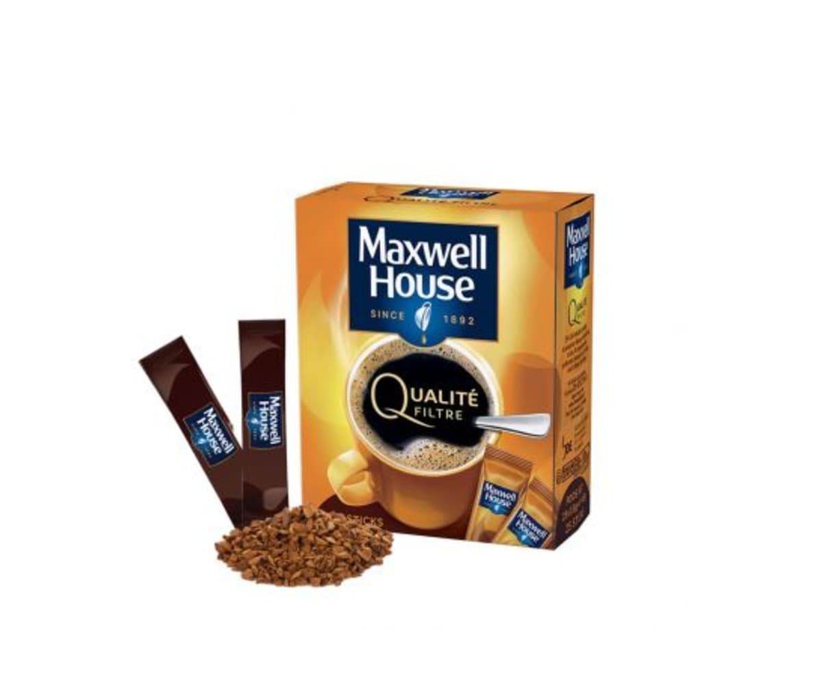 Café, Qualité Filtre, Maxwell House, Paquet de 25 sticks