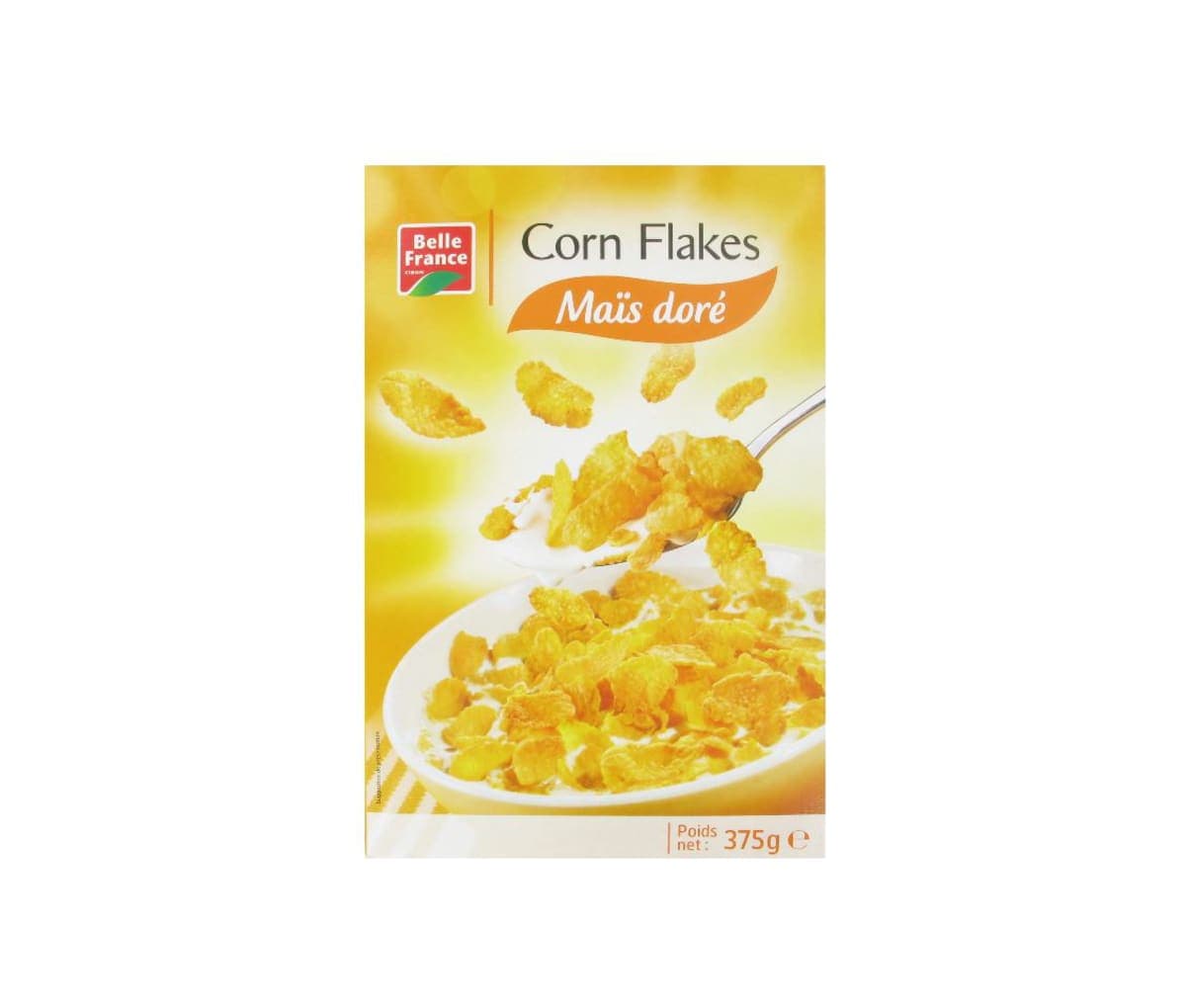 Céréales, Corn Flakes, Maïs doré, Belle France, 375g