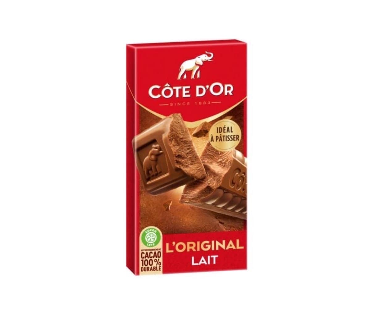 Chocolat au lait, l'original, Côte d'or, 150g