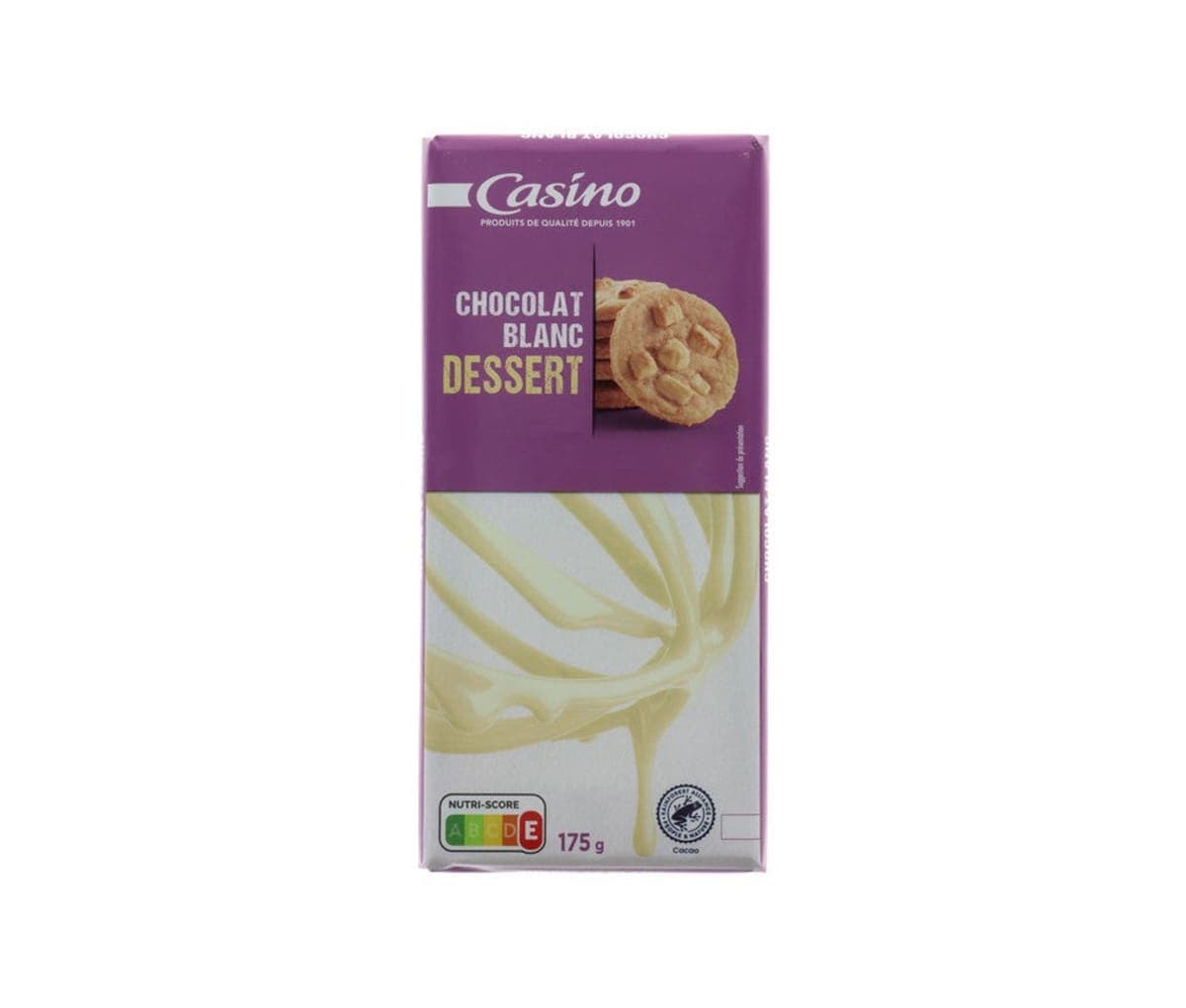 Chocolat blanc, Dessert, Casino, 175g