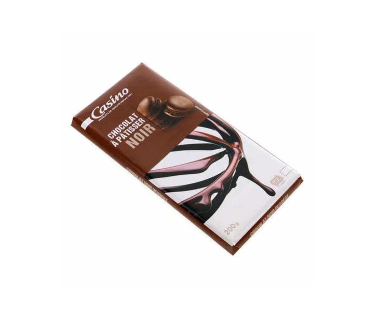 Chocolat noir, à pâtisser, Casino, 200g