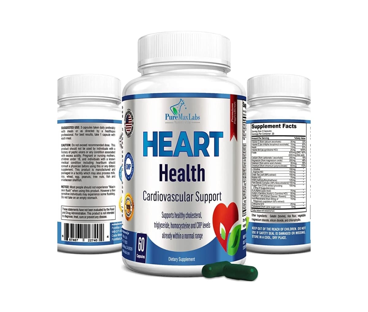 Complément, santé cardiaque, yummyvite, 60 capsules