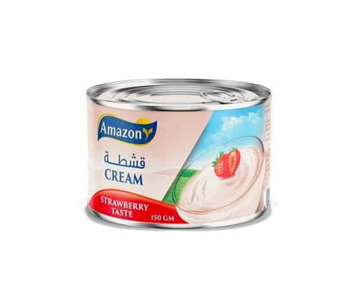 Crème, fraises, Amazon, 150g