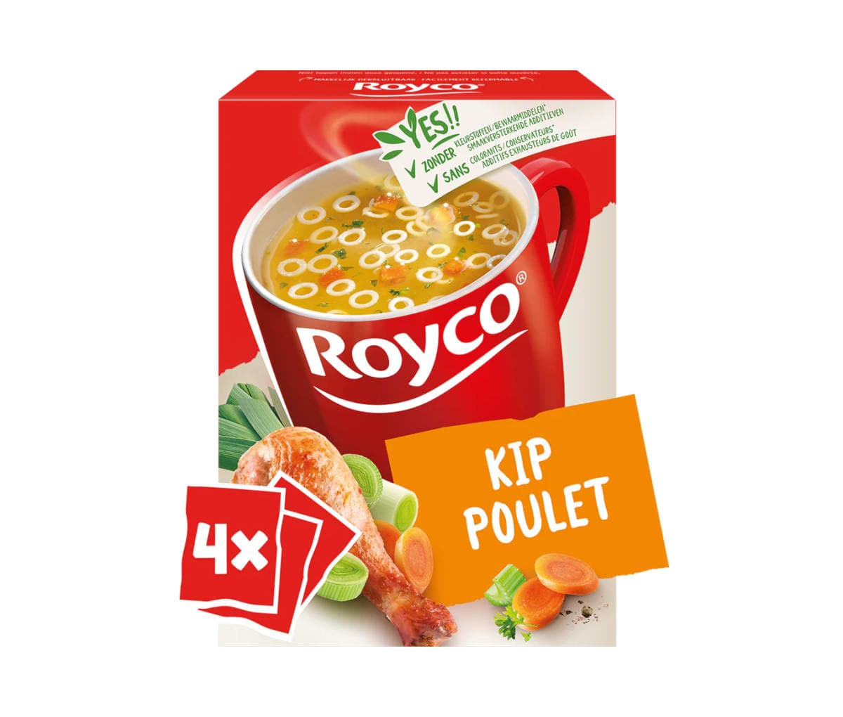 KIP poulet (x4), Royco, 46.8g
