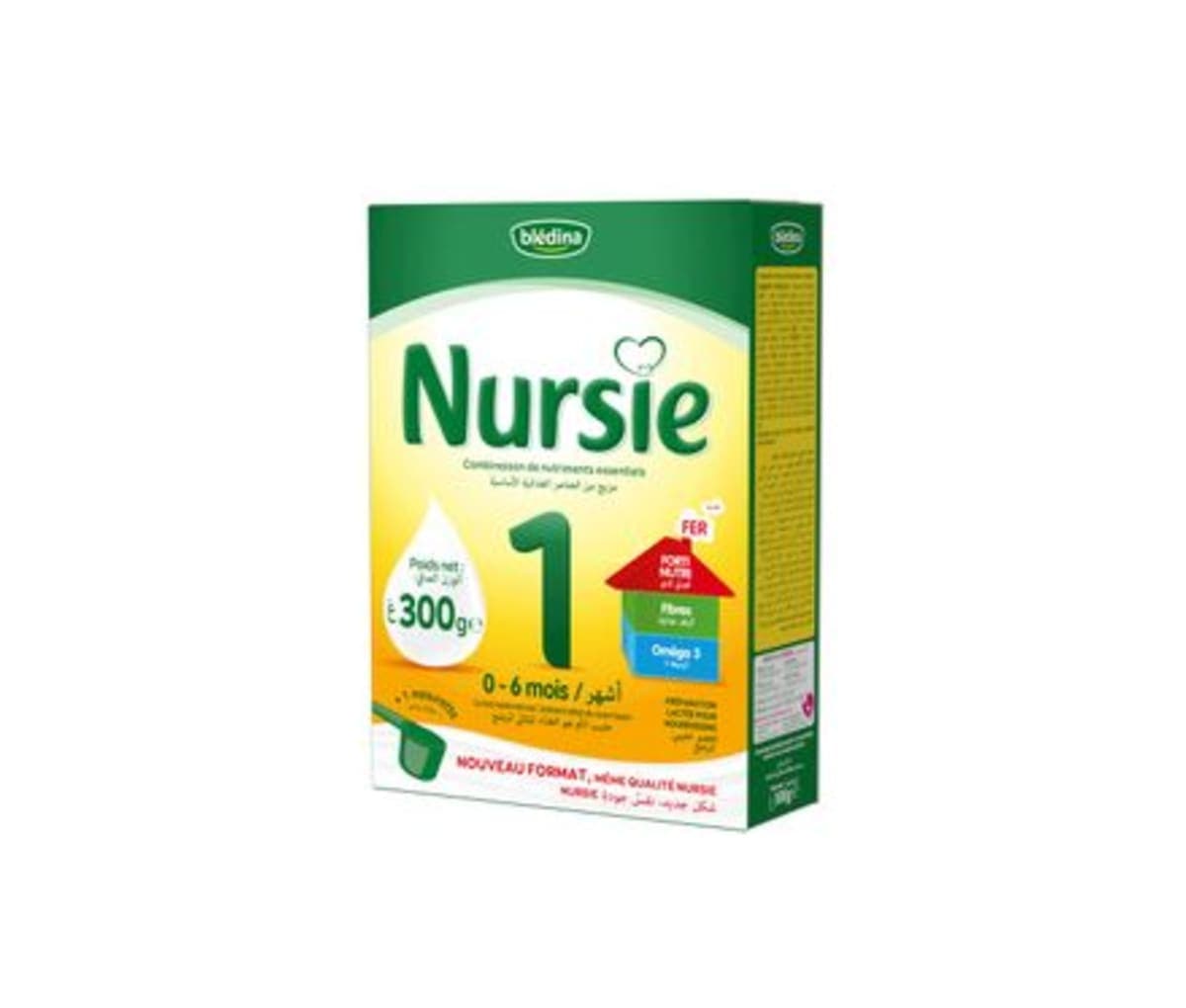 Nursie 1, 0-6 mois, Blédina, 300g
