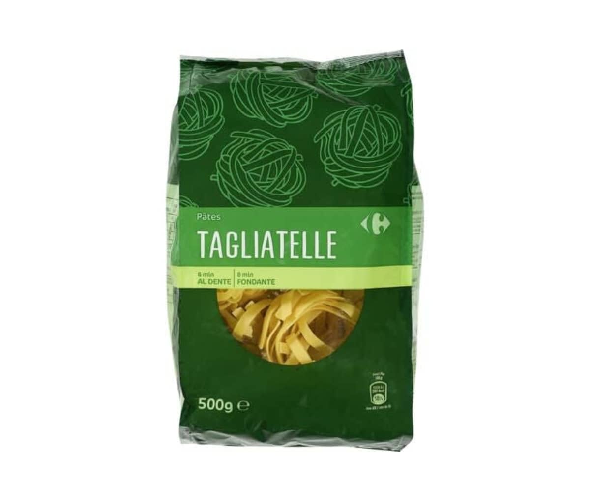 Pâtes Tagliatelle, Carrefour, 500g