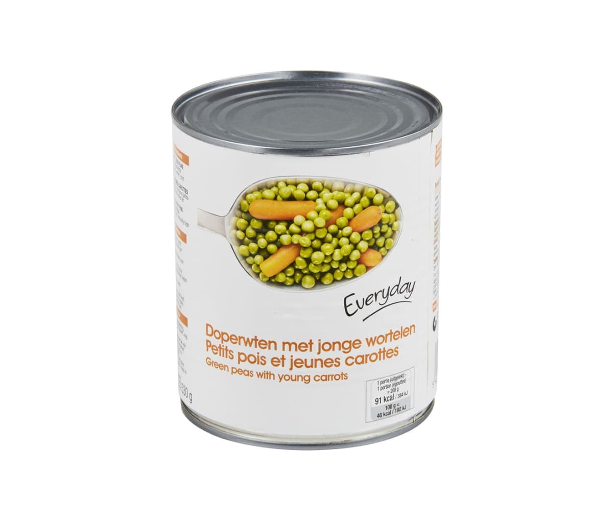 Petits pois et jeunes carottes, Everyday, 800g