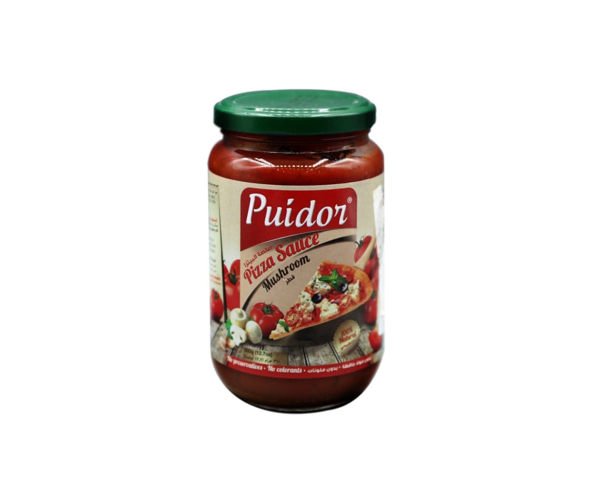 Pizza sauce, champignon, Puidor, 610g