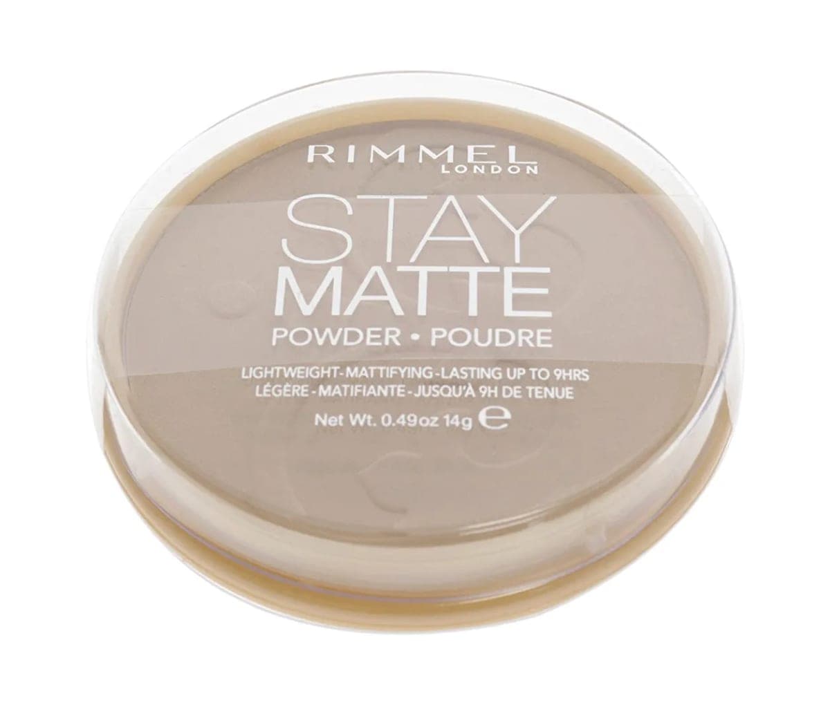 Rimmel Stay Matte, poudre pressée, crème naturelle, 14g