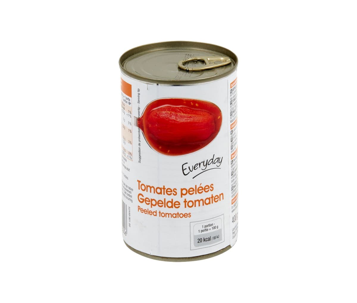 Tomates pelées, Everyday, 400g