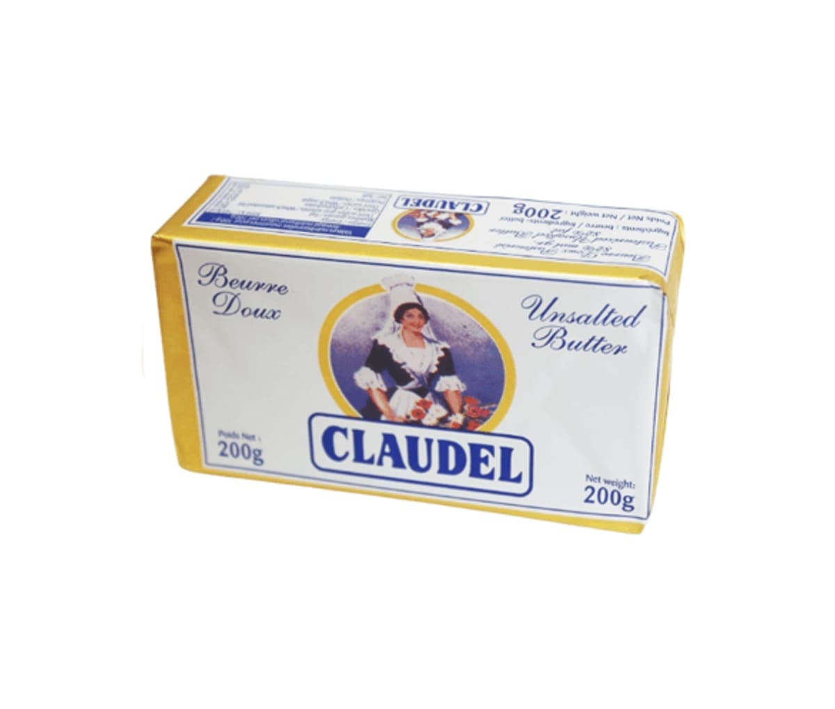Beurre doux, Claudel, 200g