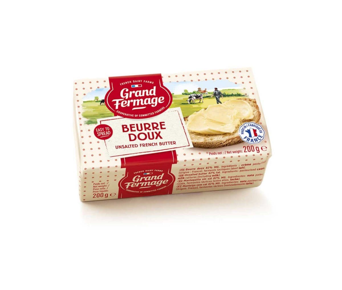 Beurre doux, Grand Fermage, 200g