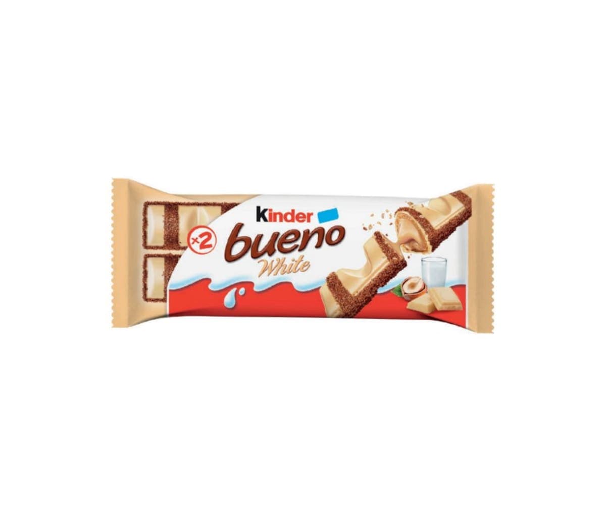 Chocolat blanc, Kinder Bueno, 2 bars