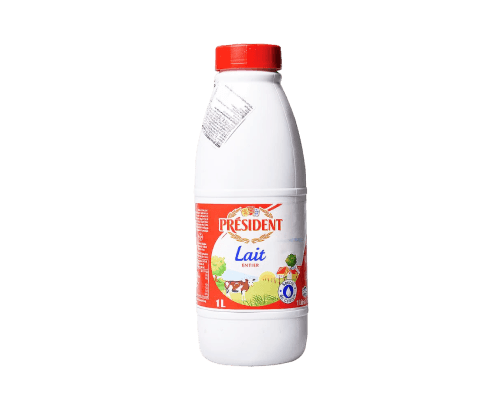 Lait President, entier, 1L