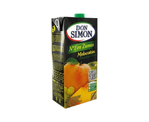Jus, Don Simon, peche, pomme, raisin. 1L