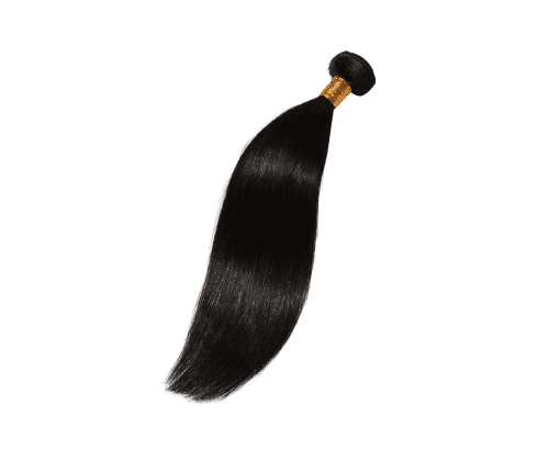 Tissage, noire, Straight brazilian, long