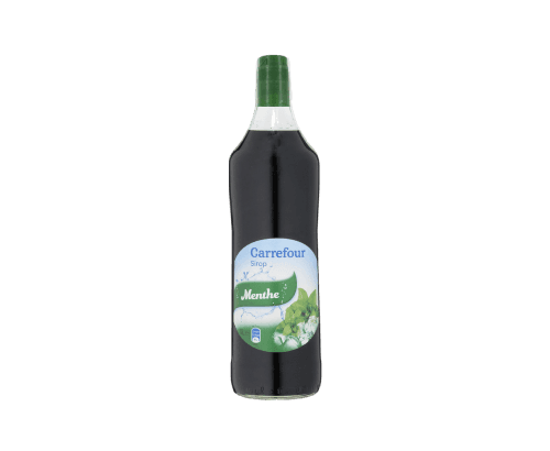 Sirop de menthe, Carrefour, 1L