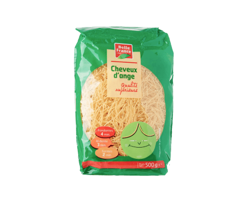 Pâtes, Cheveux d'ange, Belle France, 500g