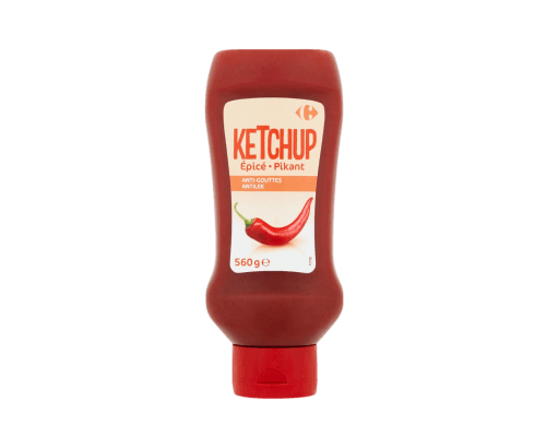 Ketchup épicé, Carrefour, 560g