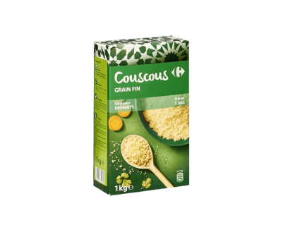 Couscous, grain fin, Carrefour, 1 kg