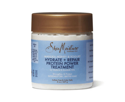 Shea Moisture, Manuka Honey & Yogurt Hydrate + Repair Protein Power Treatment, 227 ml