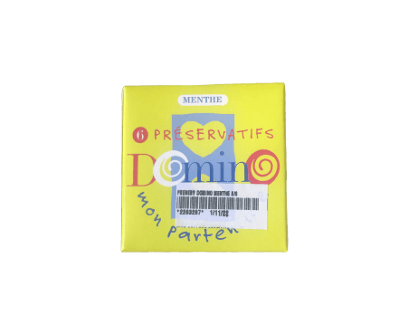 Préservatifs, Domino Menthe, boite de 6