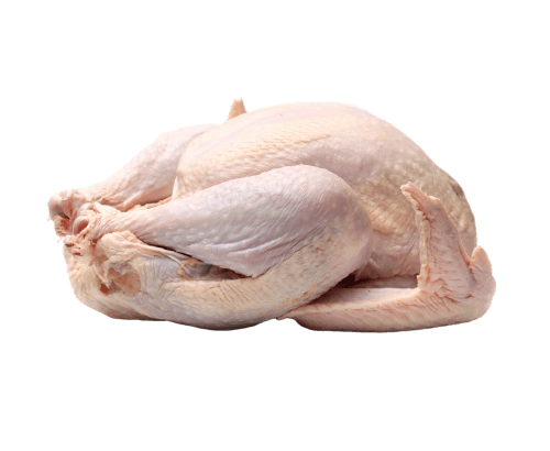 Poulet entier, par unité